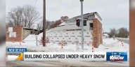Building partially collapses in Benton Harbor under heavy snow