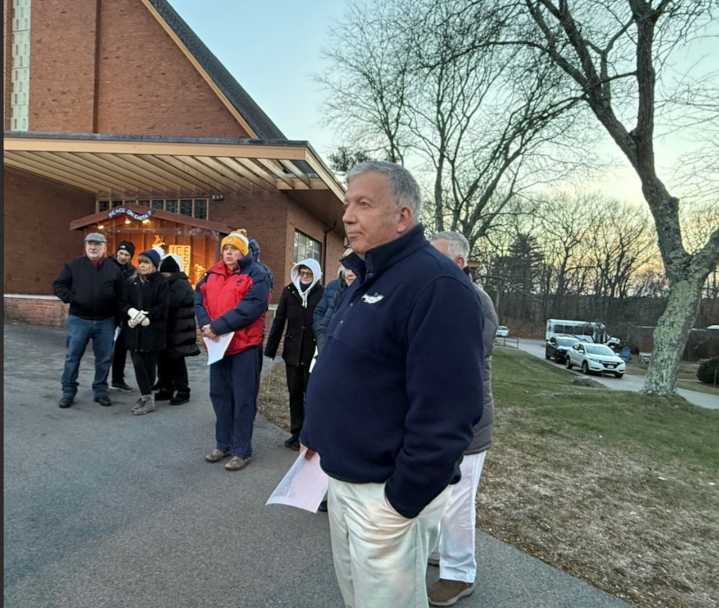 St. Susanna Parish priest defends ‘ICE was here’ Nativity scene at Dedham church after political pushback