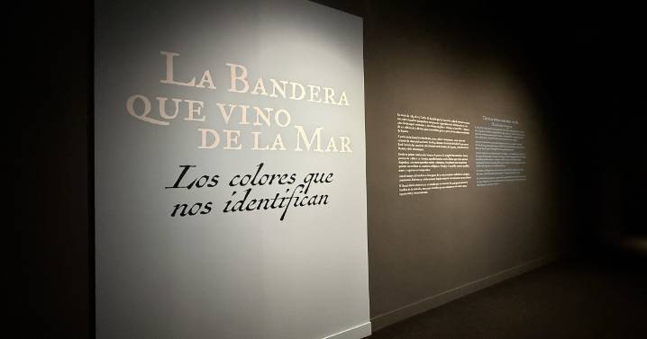 La Armada inaugura una exposición única sobre el origen de la bandera nacional: «Es nuestra historia»
