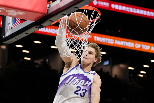 Markkanen anota 30 y Jazz domina el último cuarto para vencer a Nets por 123
