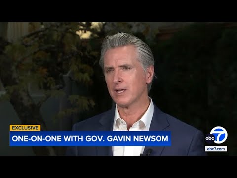 ABC7 exclusive: Newsom discusses Trump's cognitive state, CA fire aid