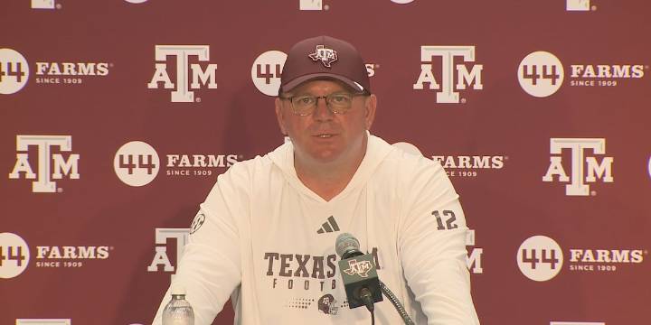 Watch: Mike Elko discusses National Signing Day, Collin Klein’s future, and the Aggies’ No. 7 CFP ranking
