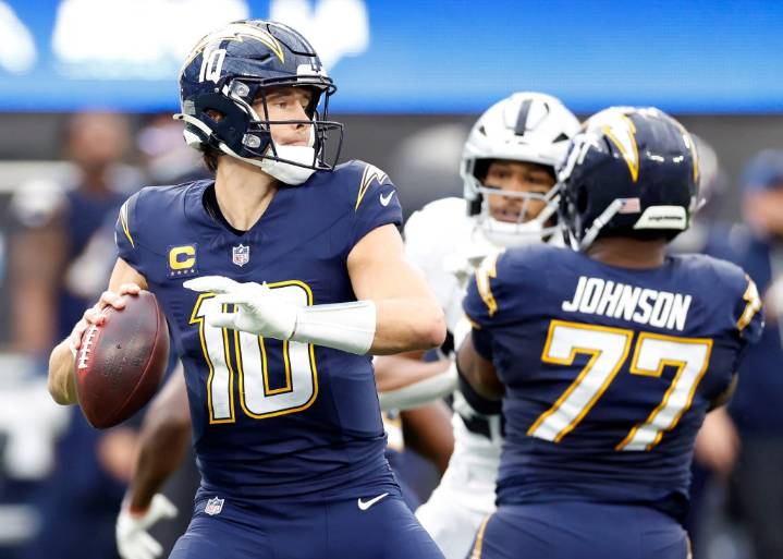 Chargers hold QB Justin Herbert out of practice after hand surgery
