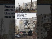 Russia strikes Kyiv after U.S. and Ukrainian officials meet for peace talks