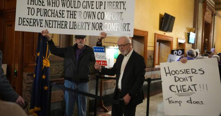 Indiana Republicans block Trump’s redistricting push in a rare break with the president