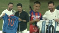 Mumbai Experiences The Messi Wave; Argentine Meets Chhetri & Sachin SportFit