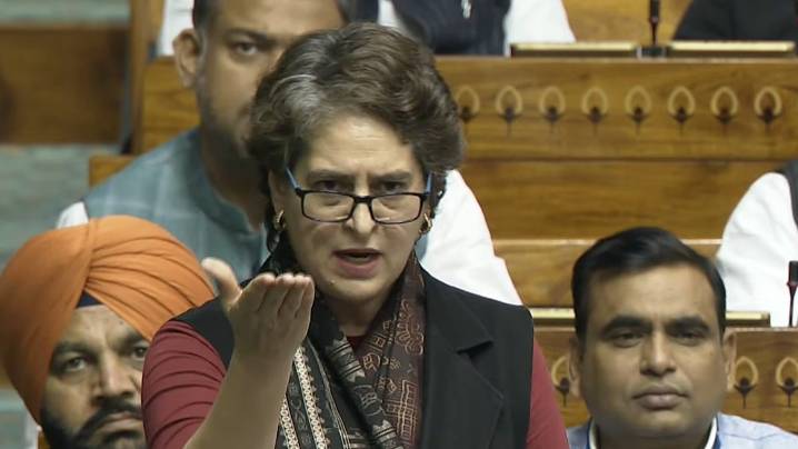 Priyanka Gandhi cites Netaji's letter, says PM's Vande Mataram claim false