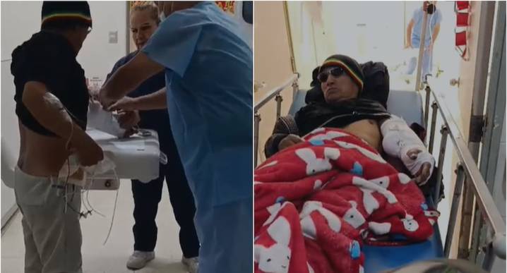 Hombre sufrió corte profundo y casi pierde el brazo tras accidente con amoladora