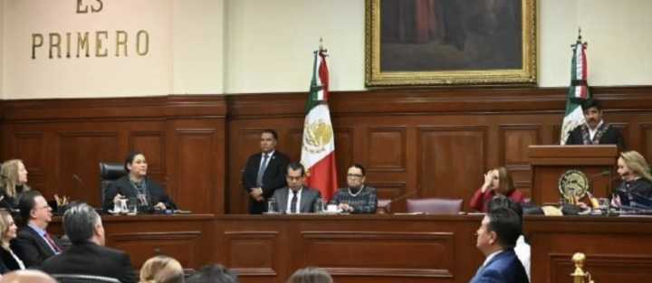 En medio de críticas a sus antecesores, Hugo Aguilar rinde su primer informe en la SCJN