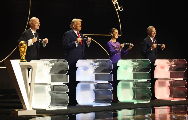 Soccer-World Cup 2026 draw under way with nostalgic nod to Italia '90