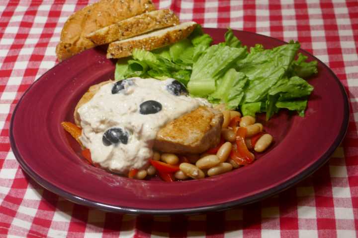 Pork replaces veal in quick and easy Italian meal