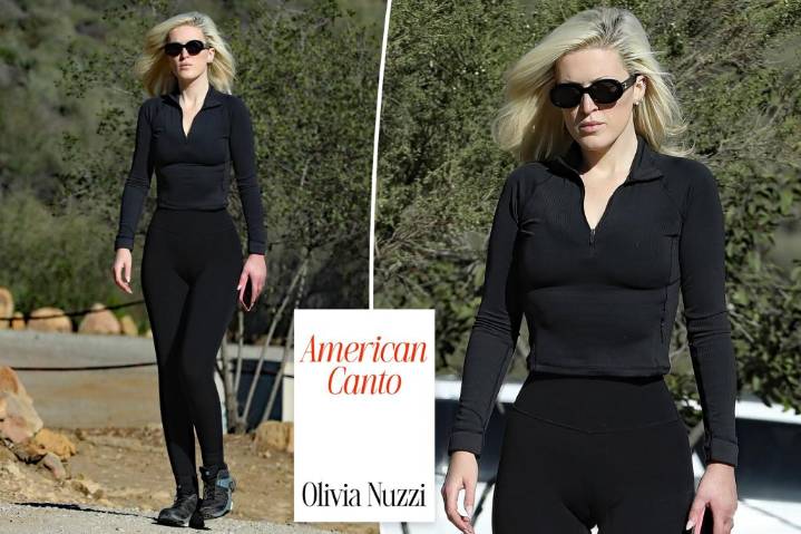 Olivia Nuzzi stays stoic for paparazzi photo shoot after complaining about being followed