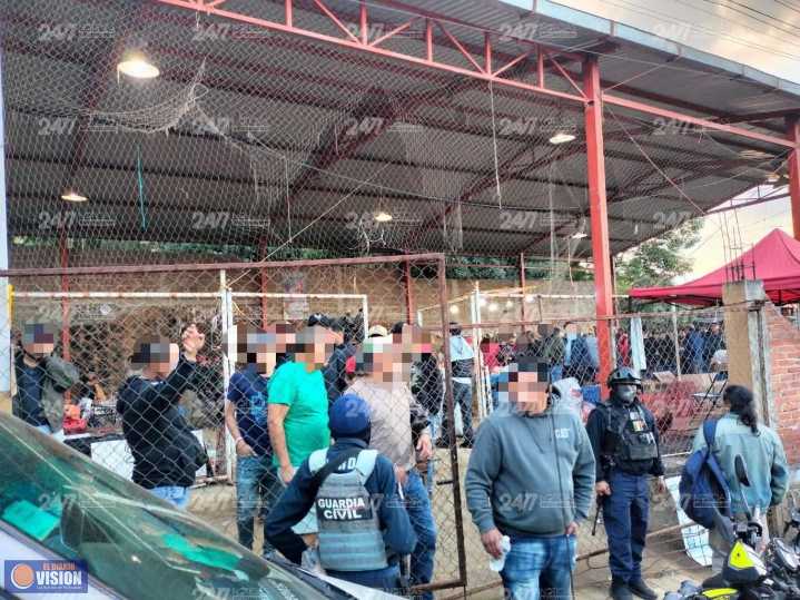 Guardia Civil desactiva palenque clandestino en Pátzcuaro