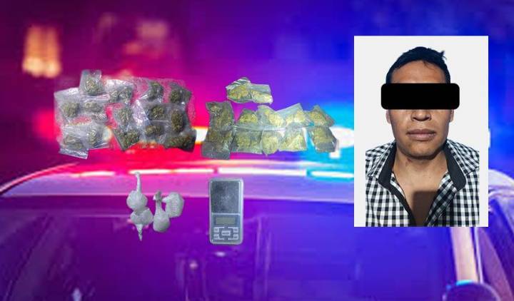 Desarticulan otro punto de narcomenudeo en Apan; aseguran 326 dosis de droga