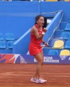 Lucciana Pérez y Juan Pablo Varillas lograron tres de oro en el tenis de los Bolivarianos