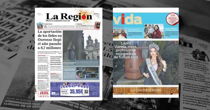 La portada de La Región de este domingo, 7 de diciembre