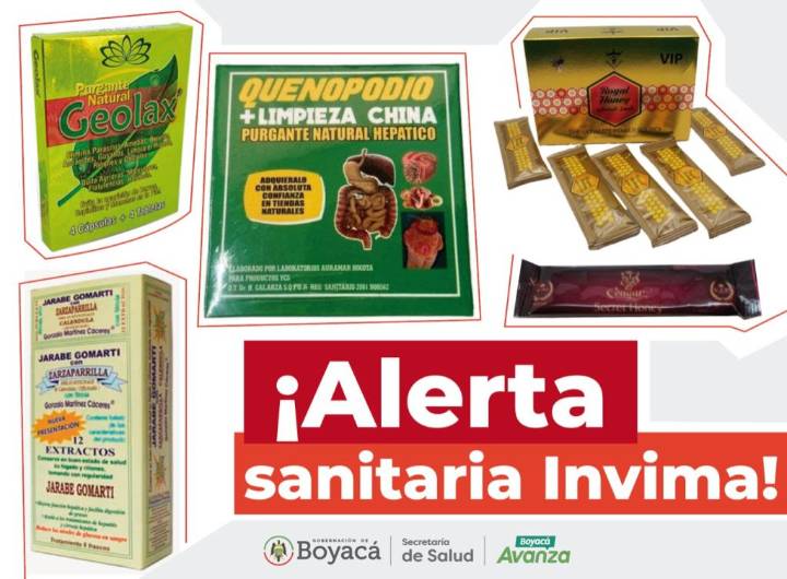 Invima publica alertas sanitarias sobre productos que no cuentan con registro