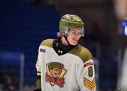 North Bay Battalion make hockey history by playing 7' 1" rookie