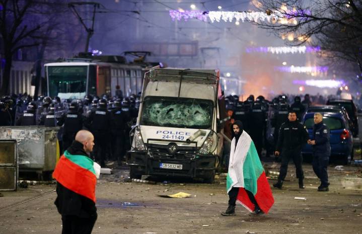 Bulgaria’s government resigns as large public protests grip the nation weeks before joining eurozone