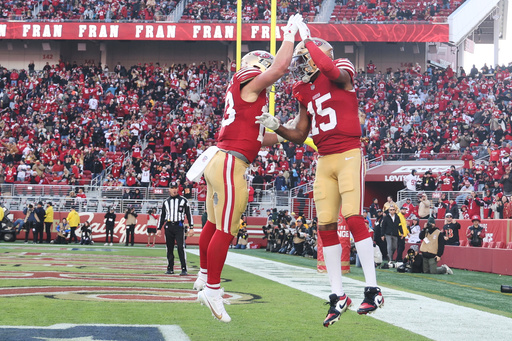 Tres pases de anotación de Purdy lideran a los 49ers en victoria 37