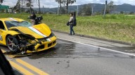 Motociclista falleció en accidente con Ferrari en la vía La Calera