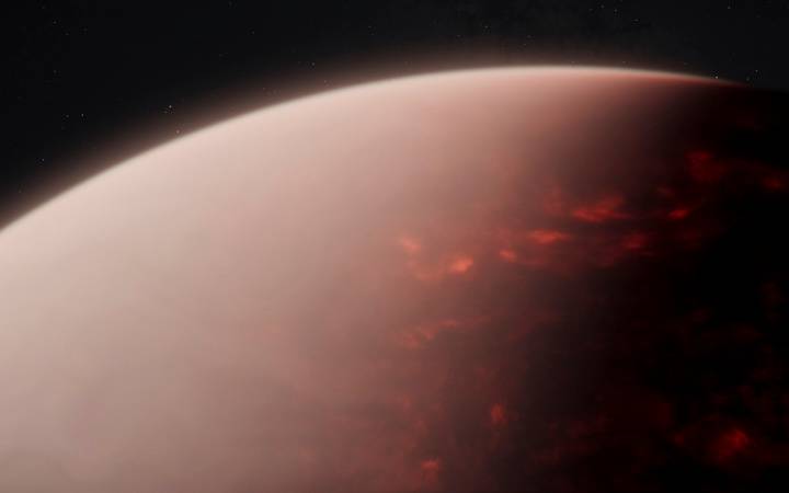 Un planeta desafía la teoría: el telescopio James Webb detecta atmósfera en una supertierra extrema