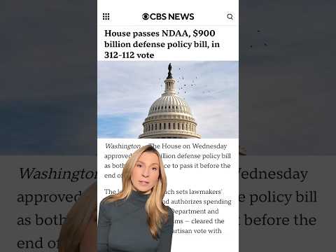 House passes NDAA, $900 billion defense policy bill, in 312