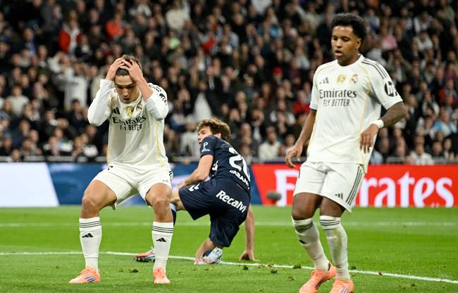 Real Madrid cae en casa ante el Celta de Vigo y se aleja del líder Barcelona