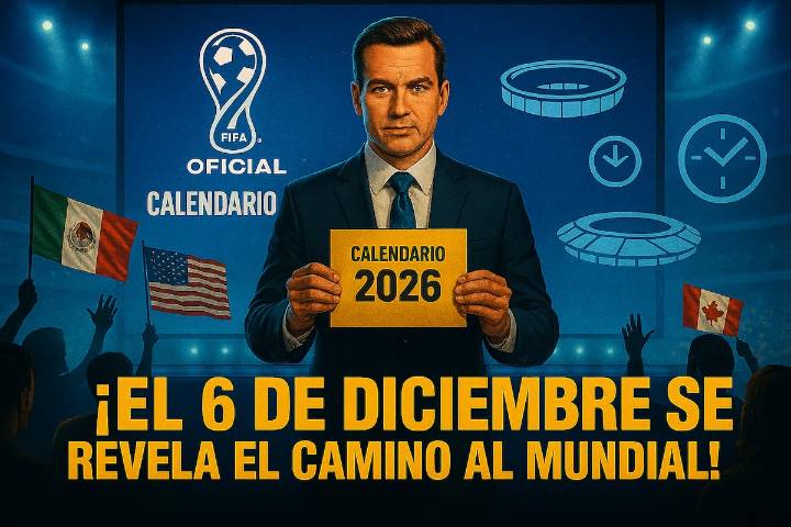 FIFA presentará el calendario del Mundial 2026 el próximo 6 de diciembre