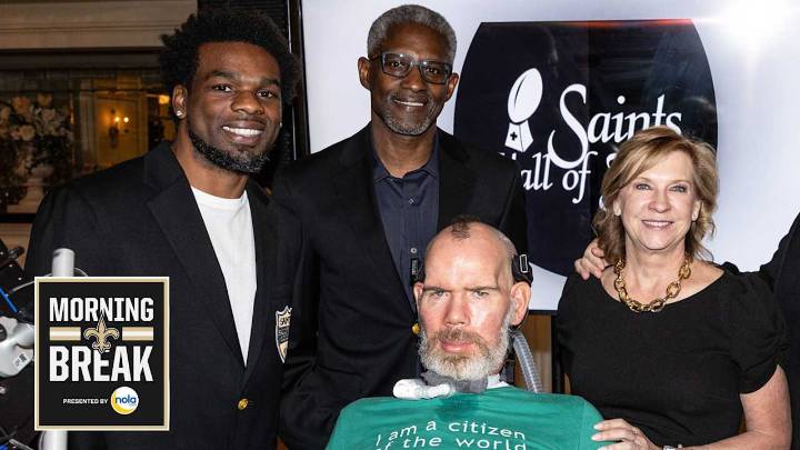 Morning Break: Saints Hall of Fame Class of 2025 inducted, injury updates announced ahead of Carolina