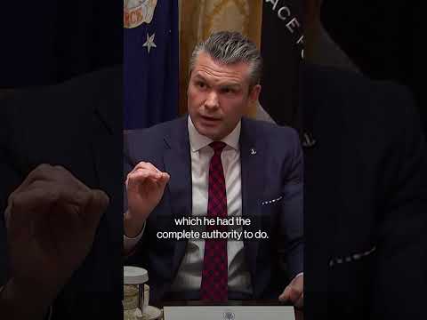 Hegseth says he didn't order the second deadly strike on drug boat from Venezuela