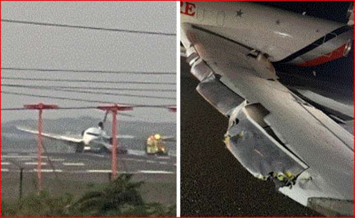 Así quedó avión de Aerosucre tras incidente en aeropuerto de Barranquilla, «No hay heridos»