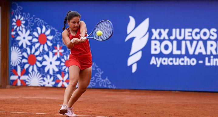 Lucciana Pérez ganó medalla de oro en tenis individual femenino de los Juegos Bolivarianos Ayacucho y Lima 2025 