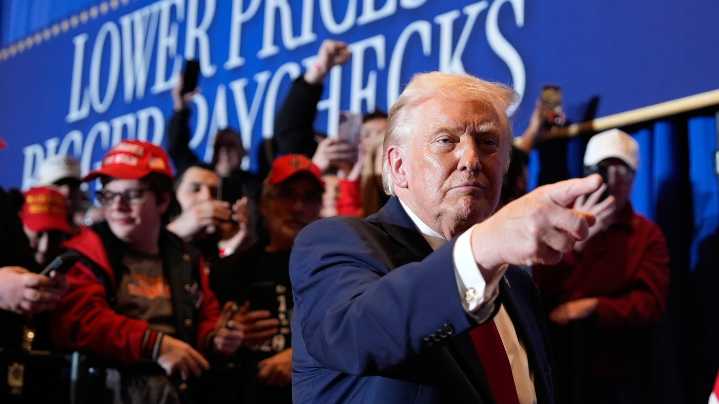 Trump calls affordability crisis a “hoax,” touts the economy ahead of midterms : NPR