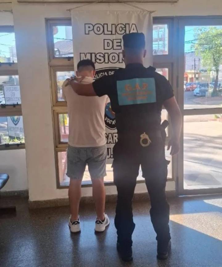 Golpeó a un chofer de colectivo en Posadas y fue detenido