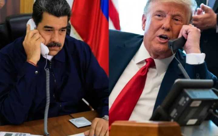 Trump confirma llamada con Maduro