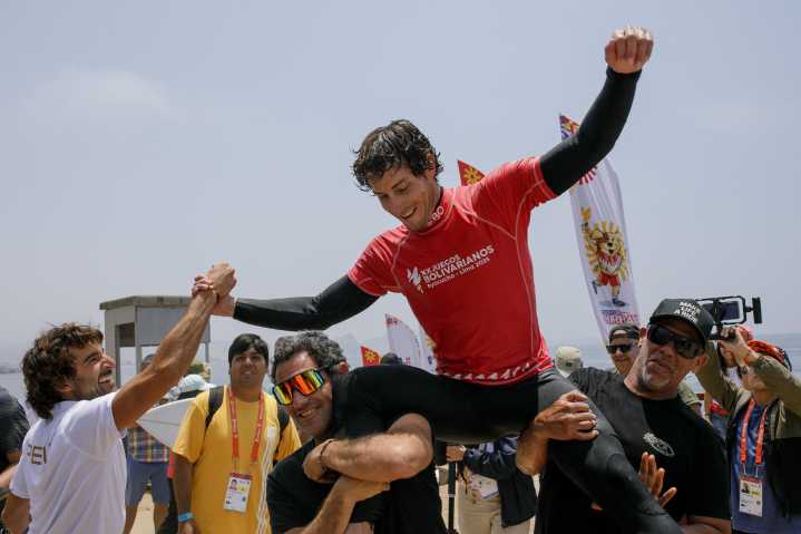 Perú sumó 6 medallas de oro en el Surf de los XX Juegos Bolivarianos Ayacucho