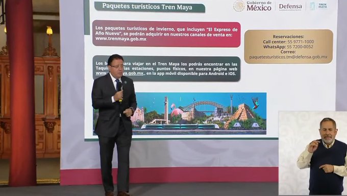 Tren Maya y Mexicana lanzan paquetes vacacionales de invierno con salida desde el AIFA