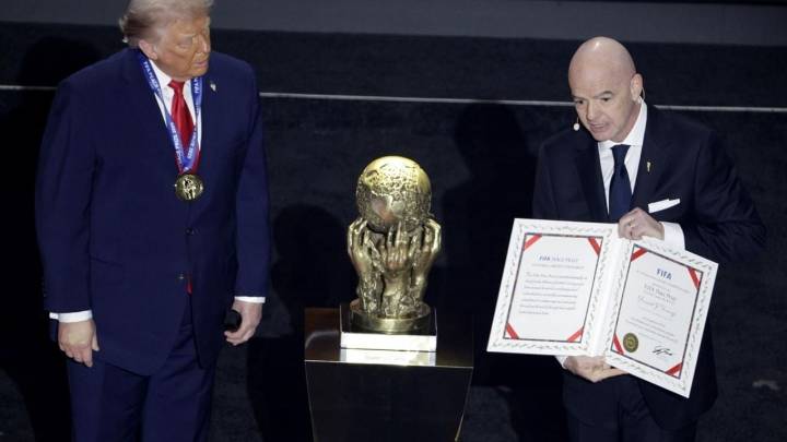 Donald Trump es galardonado con el primer premio FIFA de la Paz