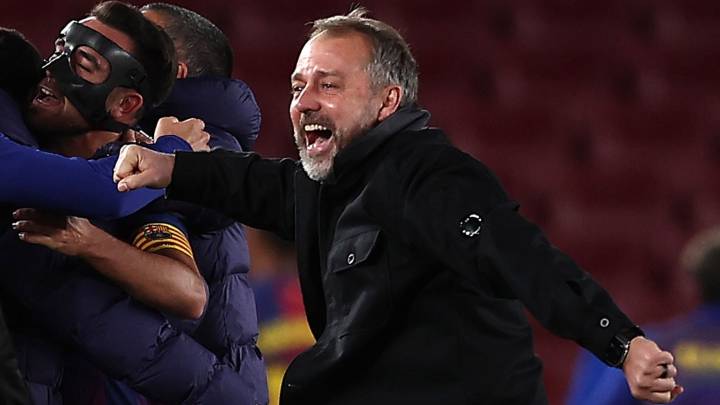 Eufórico Flick: "El equipo ha estado en otro nivel"