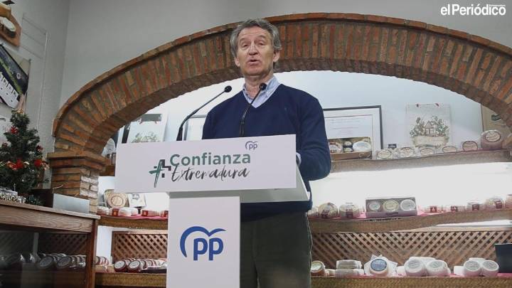 Feijóo lanza la campaña del PP en Extremadura: "Nuestros candidatos no son marionetas que manejamos desde Madrid"