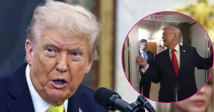 Donald Trump Hit With Bathroom Door Aboard Air Force One