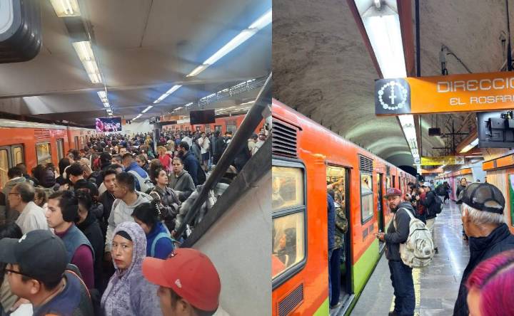 Colapsa Línea 7 del Metro CDMX, hay retrasos de más de 15 minutos ¿Qué está pasando?