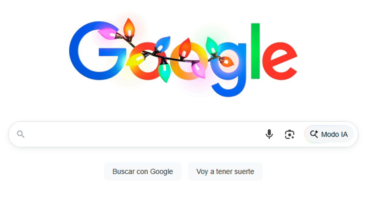 Colorido y alegre: el doodle de Google celebra el comienzo de la temporada de Navidad y Fin de año