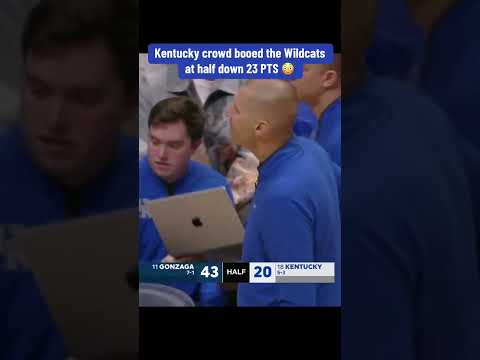 The Wildcats crowd booed the home team 😳