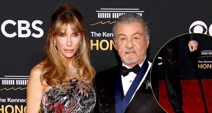 Sylvester Stallone Uses Cane on Red Carpet at Kennedy Center Honors 2025 with Wife Jennifer Flavin | Frank Stallone, Jennifer Flavin, Sylvester Stallone | Celebrity News and Gossip | Entertainment, Ph