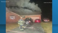 2 displaced in Suffolk house fire