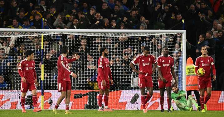 Liverpool player ratings as 5/10 star's error leads to Reds throwing away win at Leeds