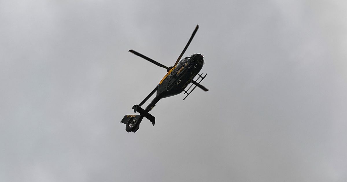 Police helicopter tracks fleeing car in Bearwood as officers make massive seizure