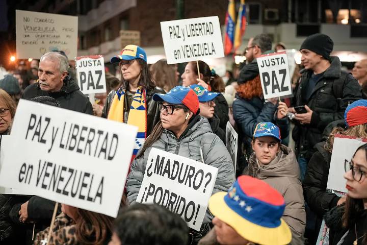 La diáspora venezolana toma las calles del mundo por la paz y la libertad: "El Nobel es nuestro"
